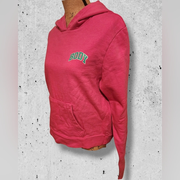 Pink and Green Body Hoodie By Tracy Raven. Size XL - Picture 7 of 13